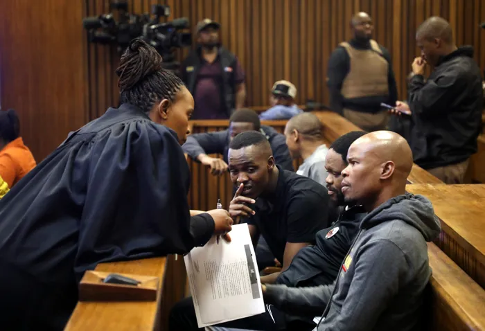 Photo of Steve when he appeared in court