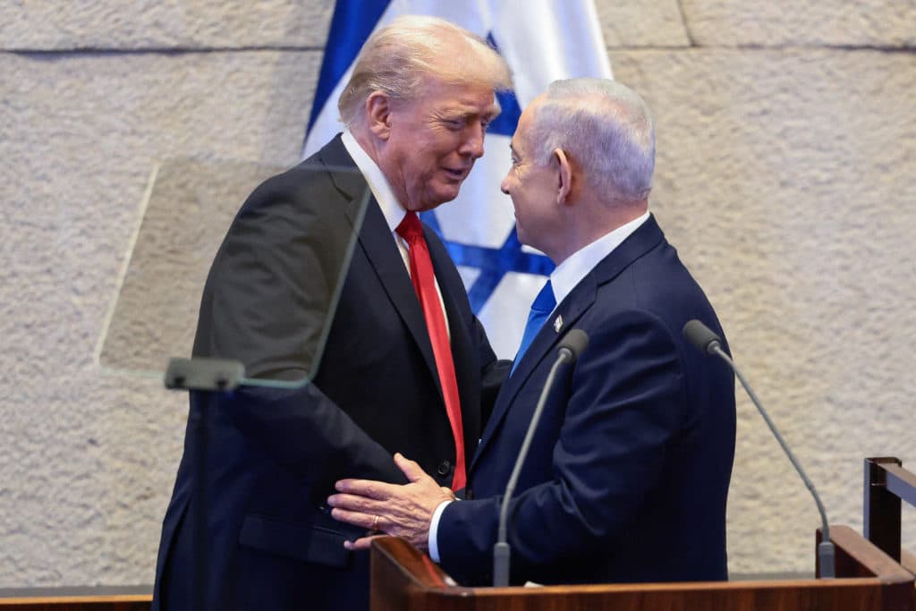 trump during his visit in israel