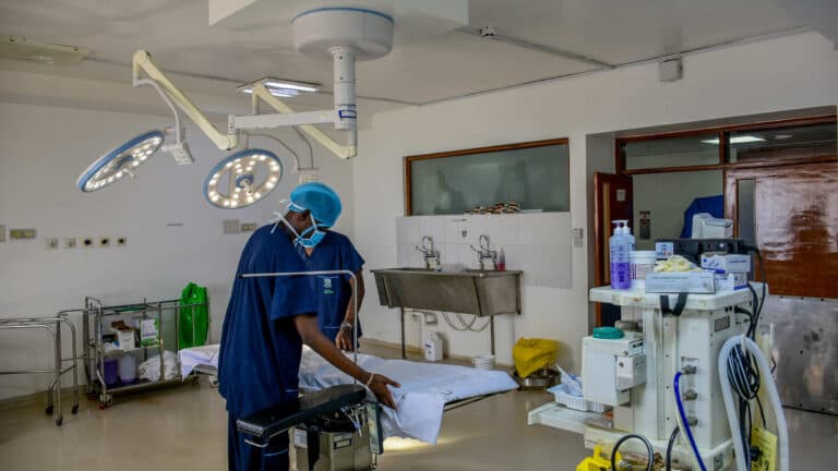 kenyatta hospital surgery room beng prepared