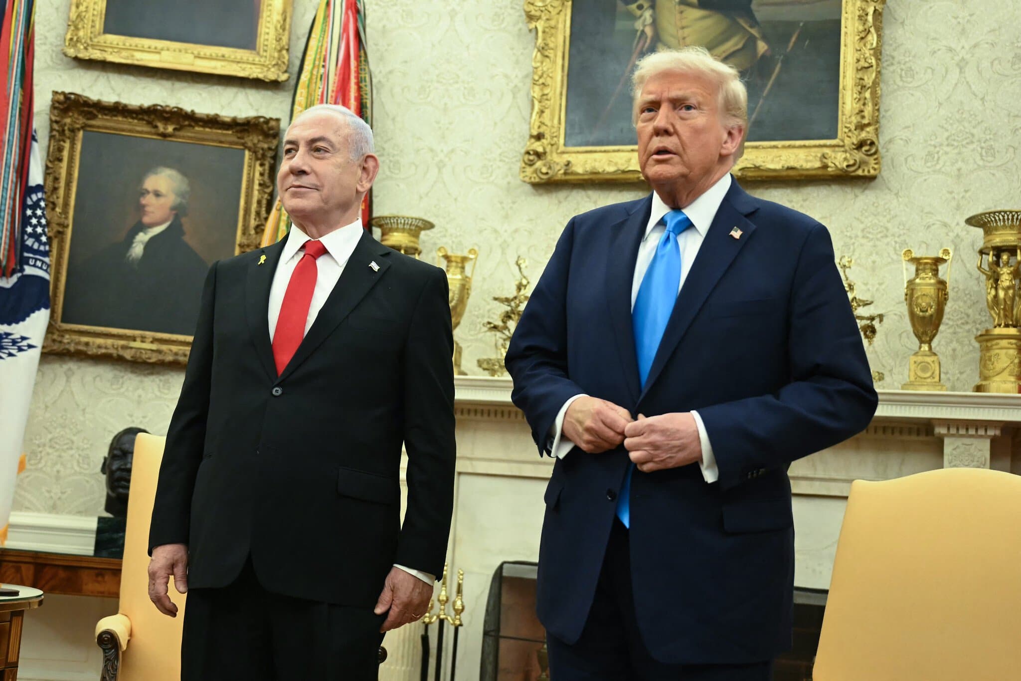 trump and netanyahu in israel
