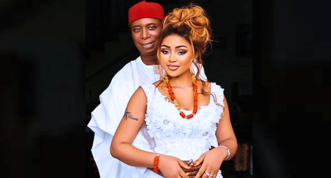 regina daniels and her husband